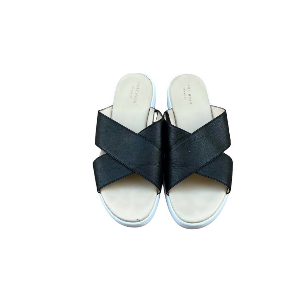 Cole Haan Zero Grand Criss Cross Black Sandals Women's Size 9 1/2